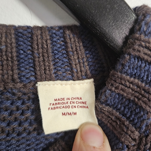 Levi's Mens Battery Check Sweater - Picture 6 of 10
